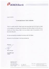 They will detect the charges in. Icici Bank Summer Internship Certificate