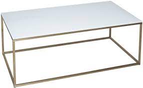 Lovely brass glass coffee table used just a handful of times. Westminster White Glass And Brass Rectangular Coffee Table Cfs Furniture Uk