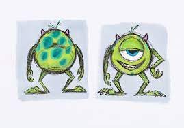 Sully de dos et de face dans « Monstres et cie » - Pixar : découvrez les  images de l'exposition - Elle