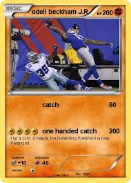 Born in baton rouge, louisiana , beckham played college football at nearby louisiana state university (lsu) and was drafted by the new york giants in the first round. Pokemon Odell Beckham J R
