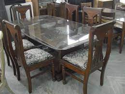 Dining Table Glass Top 6 Seater Used Furniture For Sale 6 Seater Dining Table Glass Dining Table Dining Table