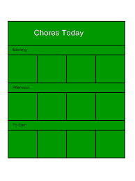 Kids Chore Chart Template 3 Free Templates In Pdf Word