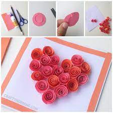 Free shipping on orders over $25 shipped by amazon. Spiral Paper Rose Valentine Heart Card Crafty Morning