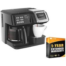 Things to consider when purchasing the best 2 in 1 coffee maker. Hamilton Beach Brands Inc Crte2hb49976rb Hamilton Beach 49976 Flexbrew 2 Way Brewer Programmable Coffee Maker Black Renewed With Care Extension