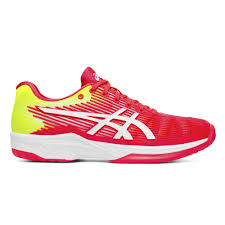 These asics table tennis shoes will help you to focus on your game and play it in a more relaxing way for long hours without any break. Chaussure De Tennis Femme Asics Gel Solution Rose Asics Decathlon