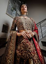 Illustrious blue and red is an ideal blend for every bride prefers to wear an elegant dress for her special day. Latest Hsy Bridal Dresses Collection 2021 With Prices On Sale