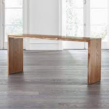 Our studio has a phenomenal selection of live edge wood slab console tables that will beautifully accent any home. Montana 72x18 Live Edge Console Table Crate And Barrel