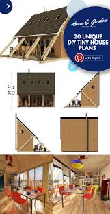 The plans are 20 pages and are drawn to the same level of detail as if you've just seen tiny houses on hgtv design star, this design is similar in size but a bit simpler to build than those homes as it lacks the craftsman. 20 Tiny House Plans Unique House Design