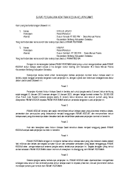 Mungkin yang baru pertama kali melakukan jual beli tanah masih belum paham akan surat jual belih tanah yang benar dan baik, di bawah ini kami telah memberikan contoh surat jual. Doc Surat Perjanjian Kontrak Kebun Kelapa Sawit Suyatno Yatno Academia Edu