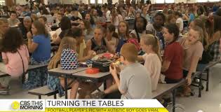It's fsu's travis rudolph in an absolute landslide. Fsu Player Travis Rudolph Sits With Sixth Grader With Autism Eating Lunch Alone Album On Imgur