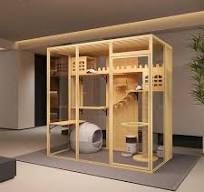 Panoramic Cat Villa Large Indoor Cat House Cat Villa Luxury Glass -  AliExpress