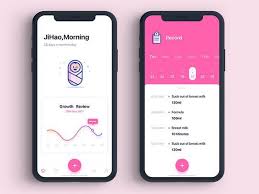 Baby Mark Mobile Mockup App Baby Apps App Design Mobile App Design