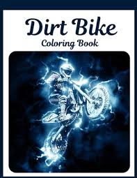 Handle dirt bike coloring sheets. Dirt Bike Coloring Book Unique Dirt Bikes And Motocross For Kids Adults A Perfect Gift For Christmas Paperback Boulder Book Store