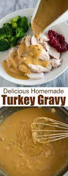 Turkey Gravy Recipe Homemade Turkey Gravy Turkey Gravy Easy Homemade Gravy