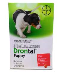 Check spelling or type a new query. Bayer Drontal Puppy Oral Suspension Dewormer 20 Ml Dog Dewormer