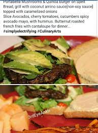 Alkaline Vegan Mushroom Quinoa Burger Dr Sebi Alkaline Food Vegan Diet Recipes Vegetarian Recipes