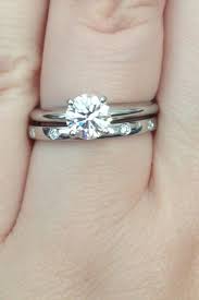 Flush Set Wedding Band Similar To Tiffany Bezet Weddingbee Diamond Wedding Band Sets Diamond Wedding Bands Yellow Gold Diamond Wedding Band