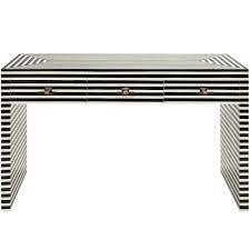 Black And White Striped Console Table Worlds Away Black White Bone Console Table With Brass Hardware Worlds Away Console Table White Accent Table