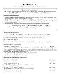 X Ray Technologist Resume Examples Resume Templates Radiology Technologist Medical Resume Template Medical Assistant Resume