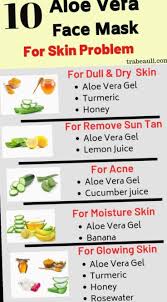 13 Masque Diy Pour Les Adolescents De Miel Tumericfacemaskrecipes In 2020 Mask For Dry Skin Aloe Vera For Face Aloe Vera Skin Care
