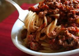 Recette Spaghettis Bolognaise Au Boeuf Hache Thermomix Spaghetti Bolognaise Cuisiner Avec Thermomix Recette Boeuf Hache