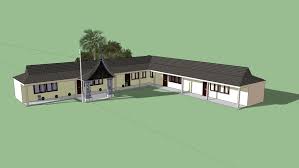 Blok b & blok c (kiri). Sekolah 3d Warehouse