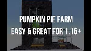 My great pumpkin pie recipe is here today. 1 16 Pumpkin Pie Farm Great And Easy Food Source Bedrock Java Youtube