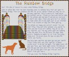 The Rainbow Bridge The Rainbow Bridge Cross Stitch Pattern