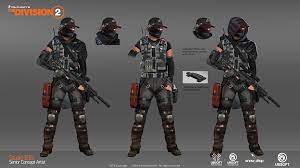 Artstation Division 2 Black Tusk Sniper Concept Stuart Ellis Division Futuristic Armour Concept