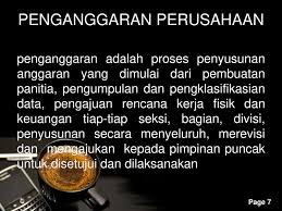 Program studi akuntansi (s1) fakultas ekonomi. Penganggaran Perusaahaan Ppt Download