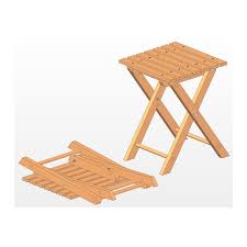 The table top and the legs (foldable). Folding Stool Plan Craftsmanspace