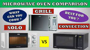 Solo Vs Grill Vs Convection Microwave Oven Which Is Better Comparison Youtube
