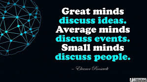 24 Great Ideas Quotes Images Sayings About Ideas Image Quotes Quotes Great Minds Discuss Ideas
