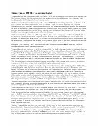 Discography Of The Vanguard Label