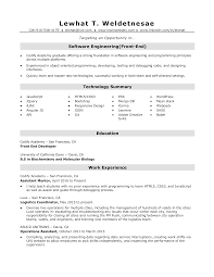 Software Engineering Fresher Resume Templates At Allbusinesstemplates Com