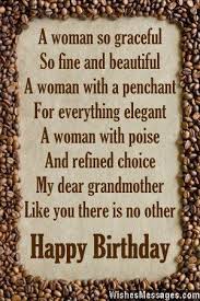 Birthday Poems For Grandma Birthday Poems Happy Birthday Wishes For Her Birthday Wishes For Her