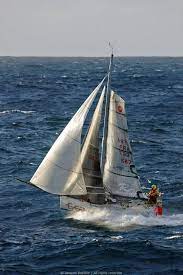 Anyone For Two Weeks In A 21 Ft Yacht Across The Atlantic Nice Minitransat Shot That S A Lot Of Bowsprit Cool Boats Classic Sailing Yacht