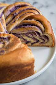 Ube Swirl Bread Purple Yam Swirled Bread Filipino Food Dessert Food