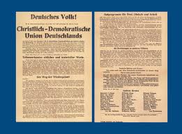 Wann wurde die ddr gegründet? Konrad Adenauer Stiftung Geschichte Der Cdu Grundungsaufruf Der Cdu In Berlin
