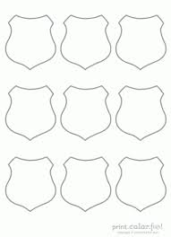 Learn about famous firsts in october with these free october printables. 9 Blank Shields Print Color Fun