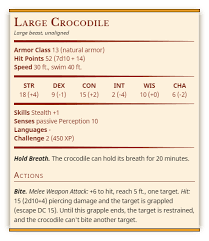 Crocodile Large
