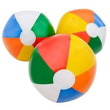 Multi Color Beach Balls 12 Per Pack Beach Ball Inflatable Toy Ball