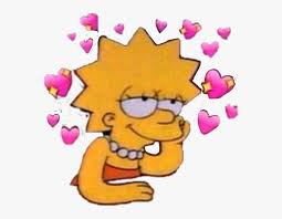 Buy 'simpsons' by cetdesignstudio as a greeting card. Simpsons Transparent Aesthetic Lisa Simpson In Love Hd Png Download Transparent Png Image Pngitem