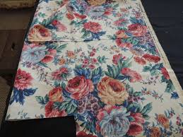Get ocean breeze palumbo duck cloth fabric online or find other canvas & duck cloth products from hobbylobby.com. Fabric By The Yard Vintage Red And Blue Cabbage Roses Floral Textile For Sale At 1stdibs