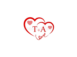 ✓ free for commercial use ✓ high quality images. Ta Initial Heart Shape Red Colored Logo Stock Vector Illustration Of Decoration Celebration 129808995