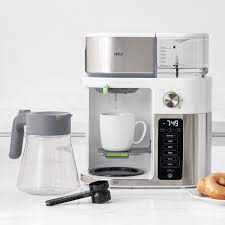 Warning will illuminate when it?s time to descale, so the best coffee flavor can be maintained. Braun Multiserve Drip Coffee Maker Williams Sonoma