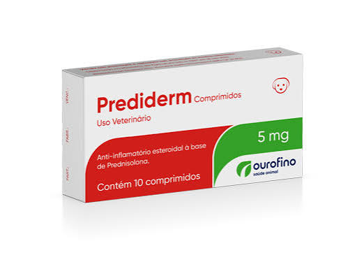 PREDIDERM 5 MG - 10 COMPRIMIDOS