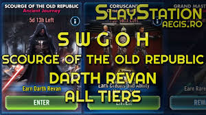 Scourge of the old republic | swgoh · want to hang out with me on a monthly basis ? Darth Revan Guide Aegis