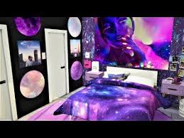 This beautiful magical galaxy space theme is a whole another level of the bedroom. Sims 4 Speed Build Galaxy Room Daire Yapimi Cc 4 Youtube Galaxy Room Space Themed Bedroom Galaxy Bedroom