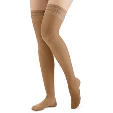 Thigh High Compression Stockings Moderate 15 20 Mmhg Closed Toe Made In Usa Walmart Com Walmart Com